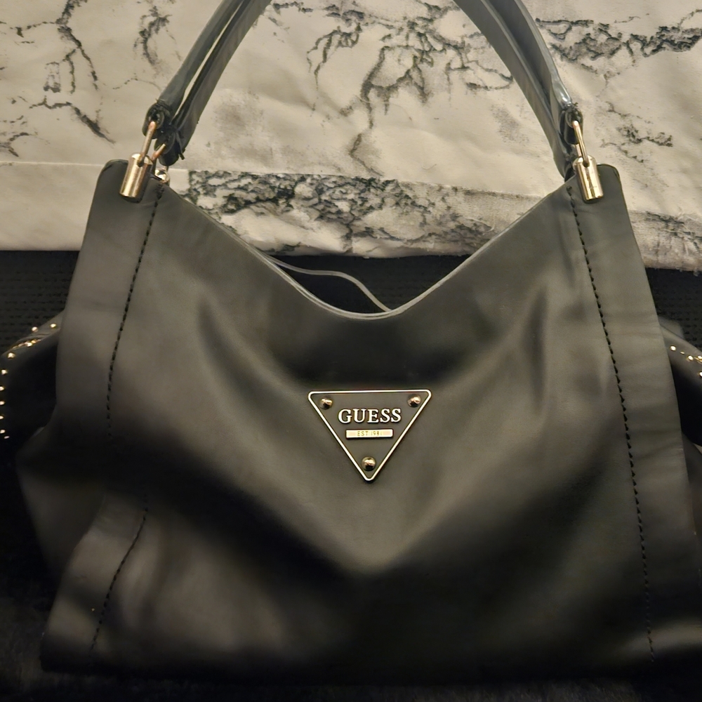 Black Studed Guess handbag